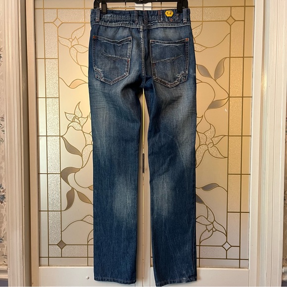 Area Sixty Two Blue Button Up Denim Jeans, size 29w 32l - Picture 5 of 10